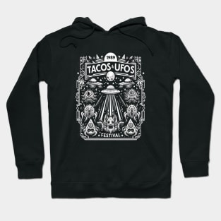 1989 Tacos And UFOs Festival Hoodie